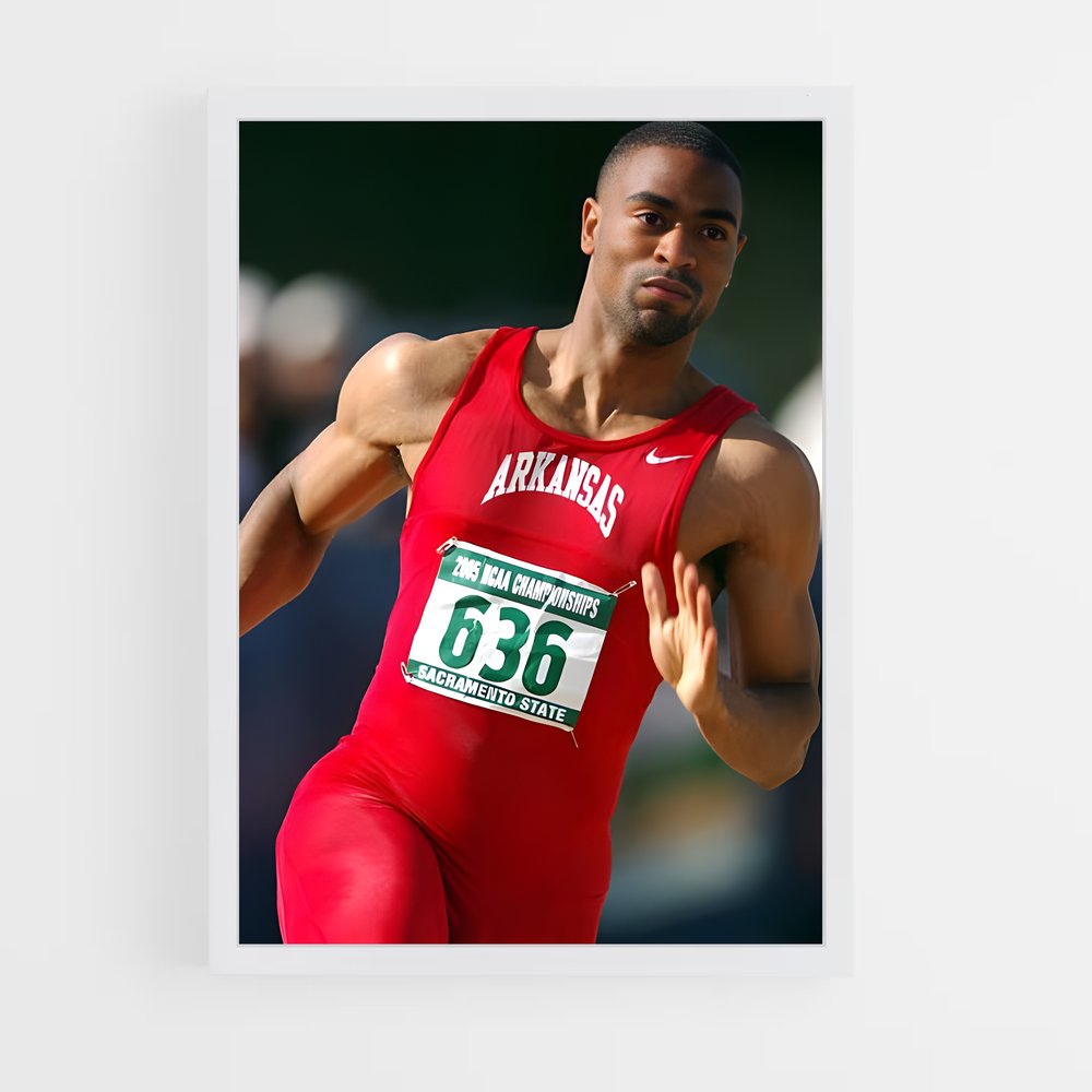 Poster Tyson gay – affiche Athlétisme (vue 3)